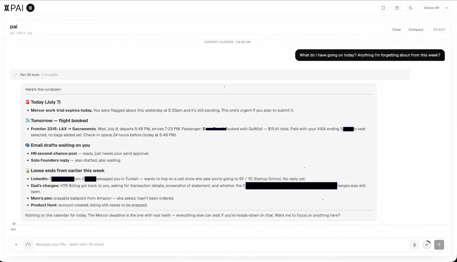 PAI screenshot 1