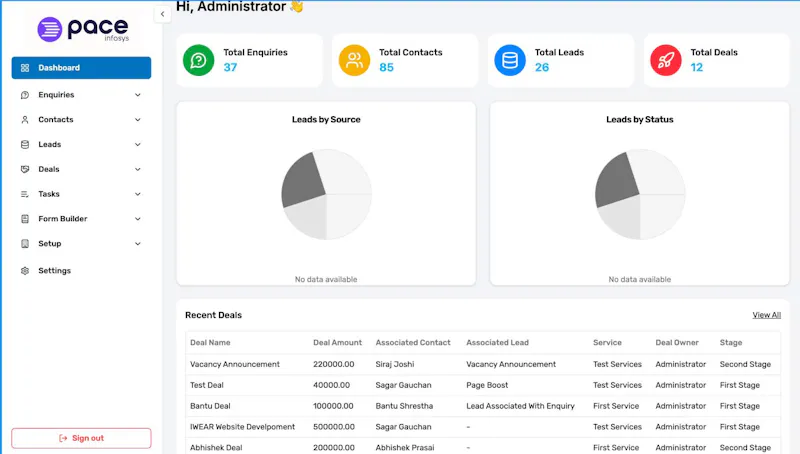 Pace CRM screenshot 5