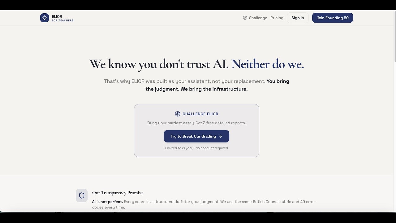 ELIOR for Teachers gallery image