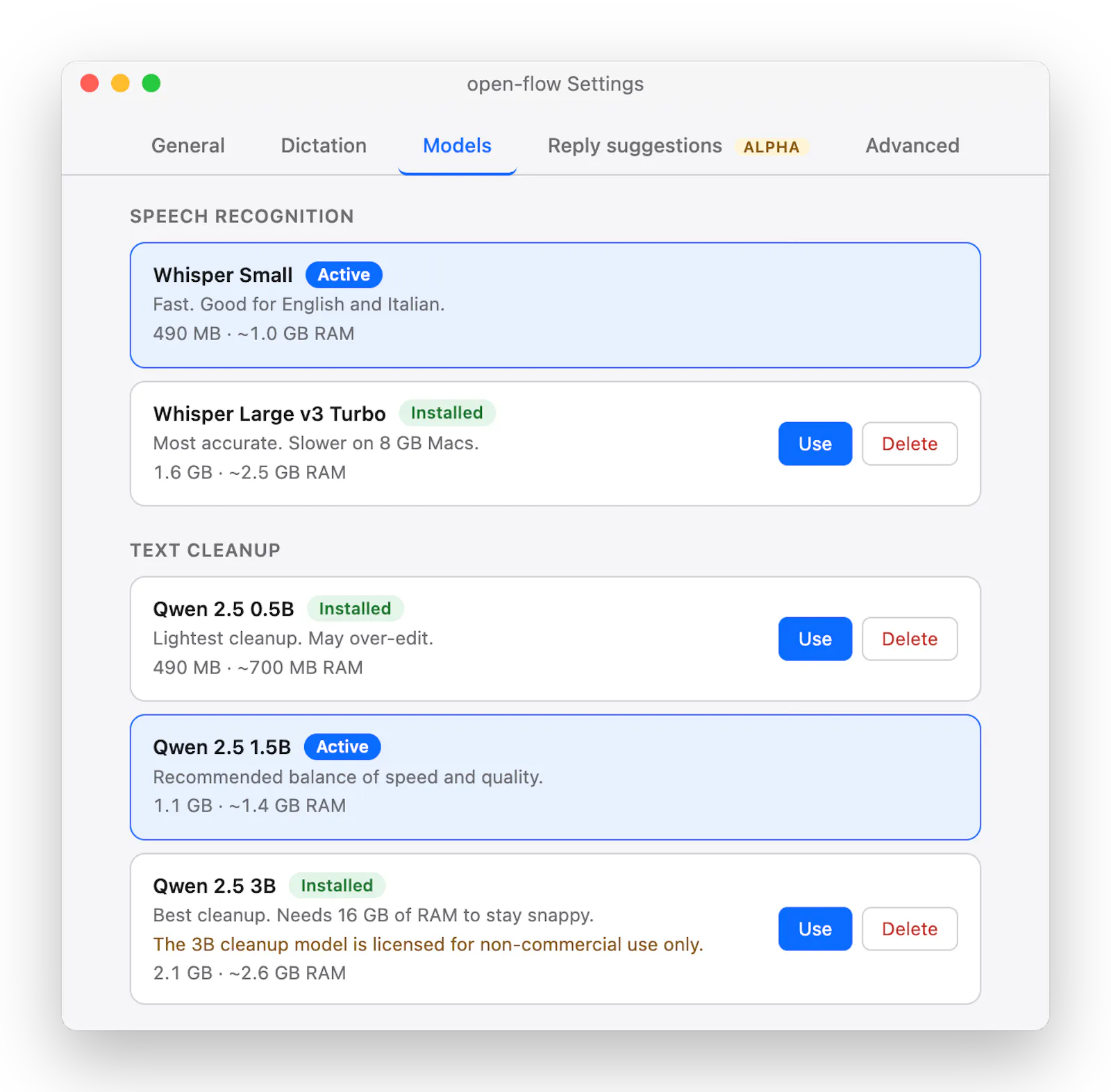 Open Flow screenshot 1