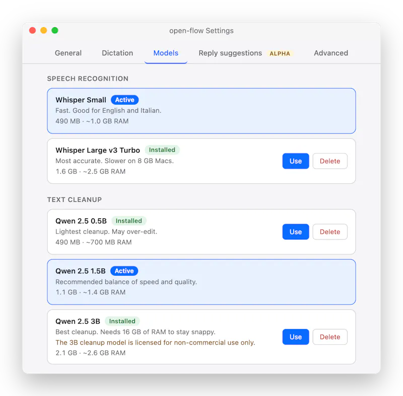 Open Flow screenshot 1