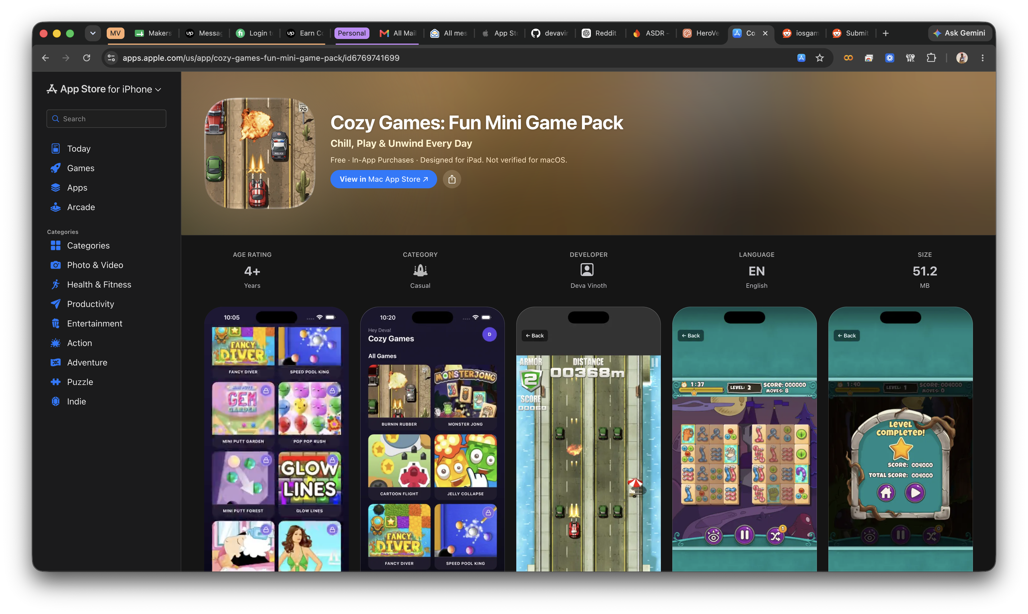 Cozy Games: Fun Mini Game Pack gallery image