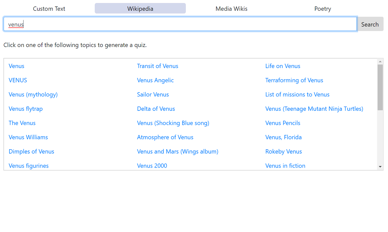 Quizipedia gallery image