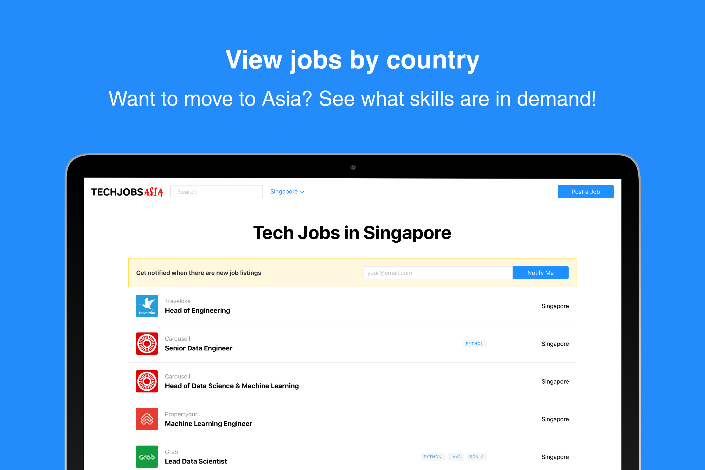 Tech Jobs Asia Image