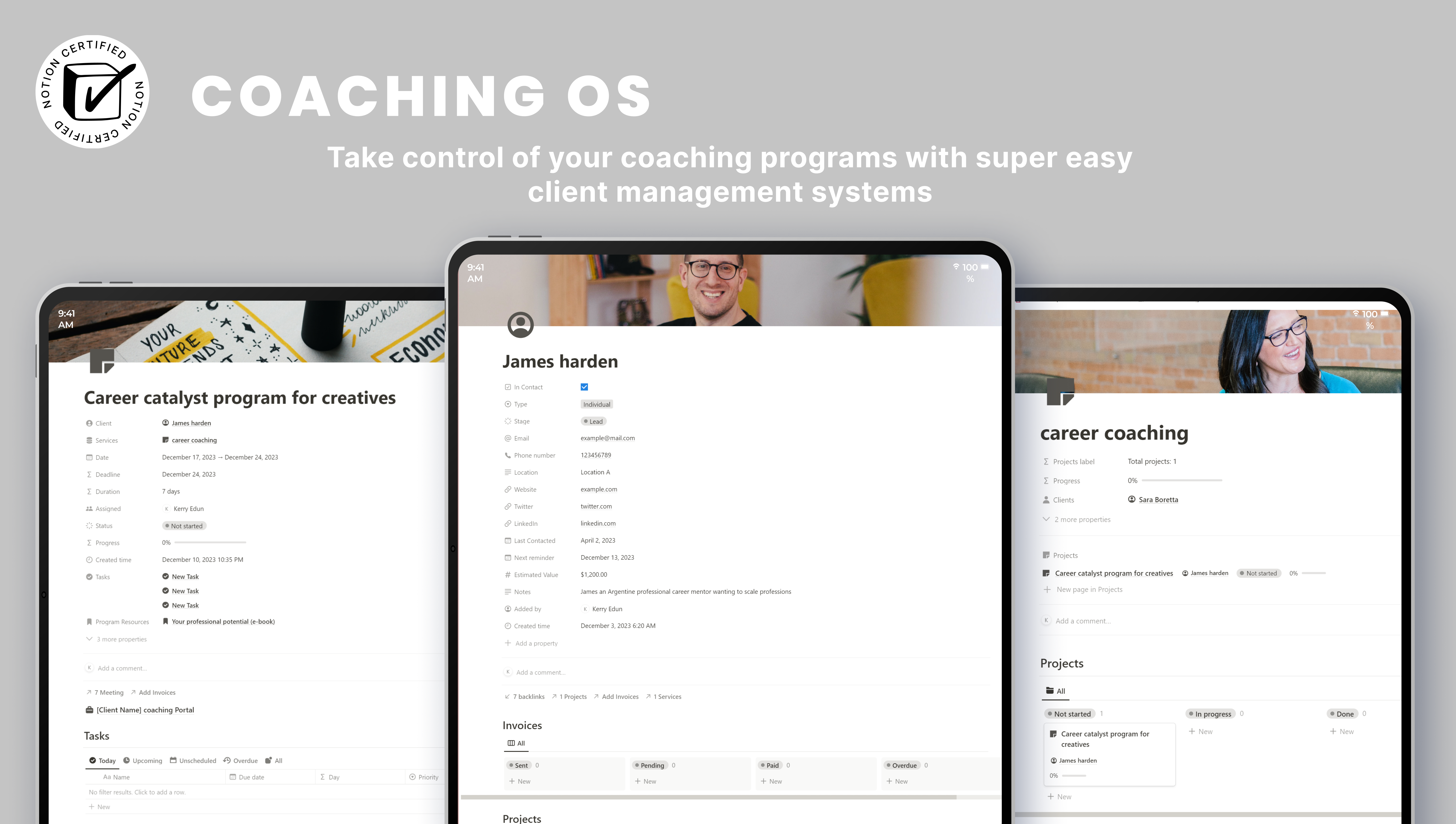 Notion Coaching OS media 3