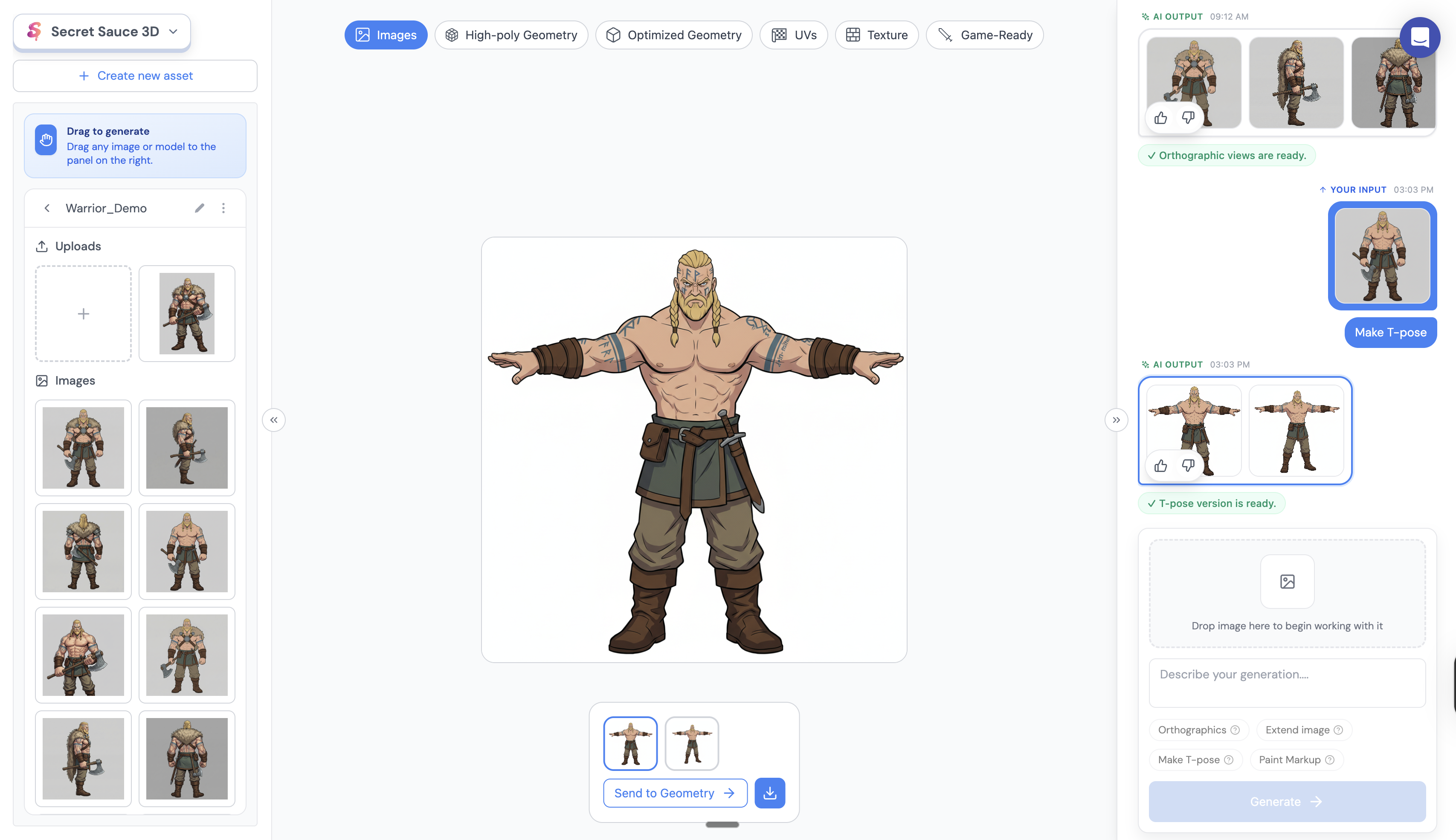 Secret Sauce 3D - Screenshot 2 showing product features and functionality