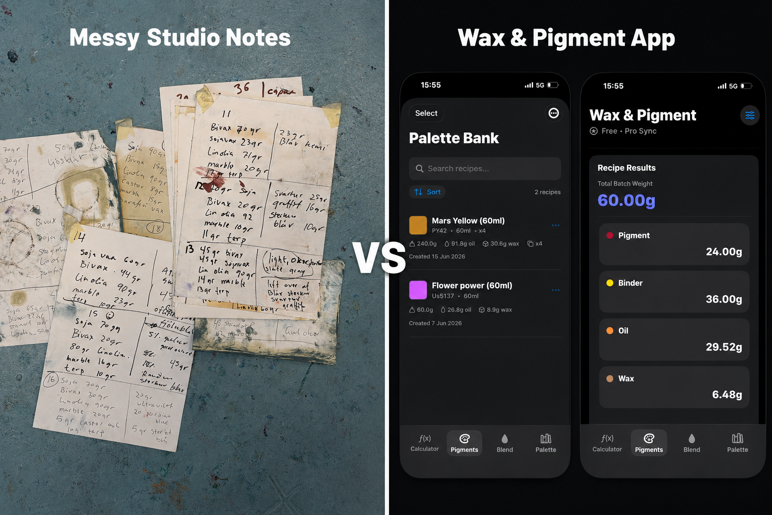 Wax&Pigment - Artist Oil Bar Calculator gallery image