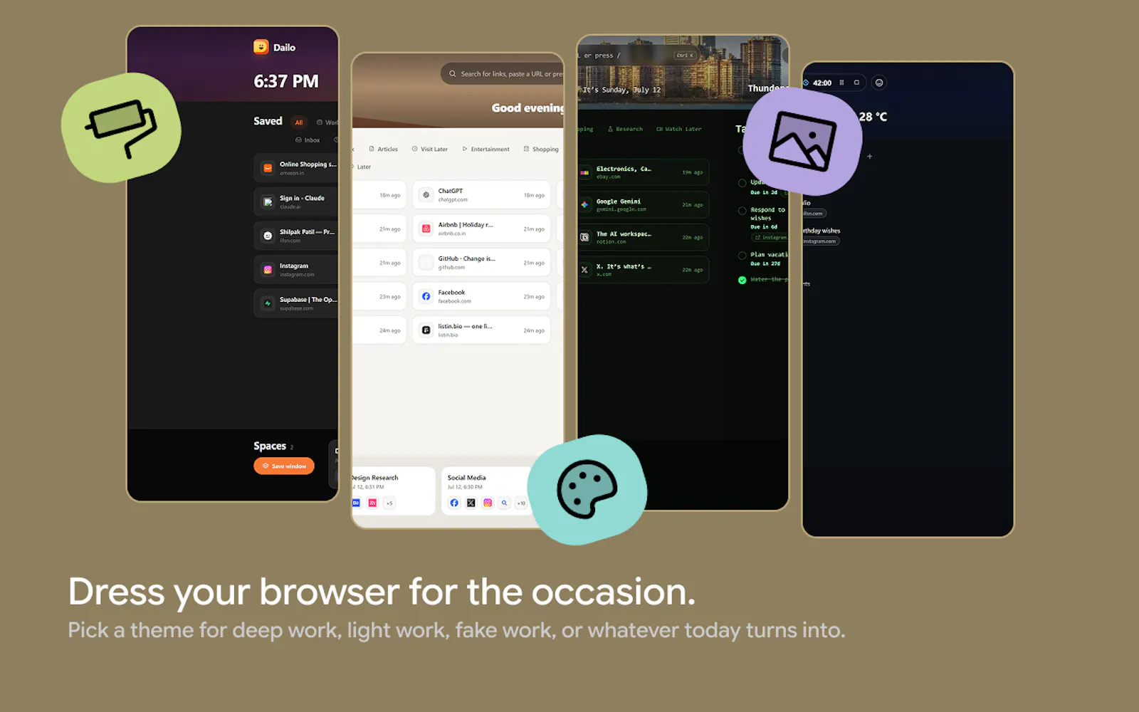 Dailo: Tabs and Bookmarks screenshot 5