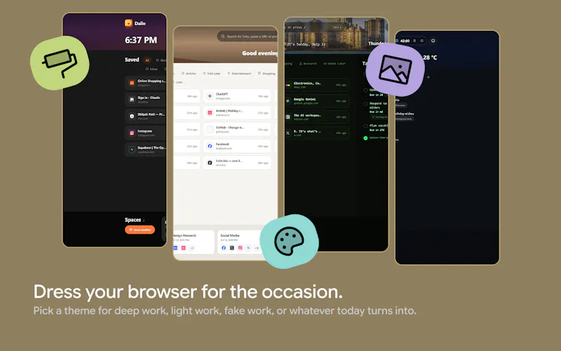 Dailo: Tabs and Bookmarks screenshot 5