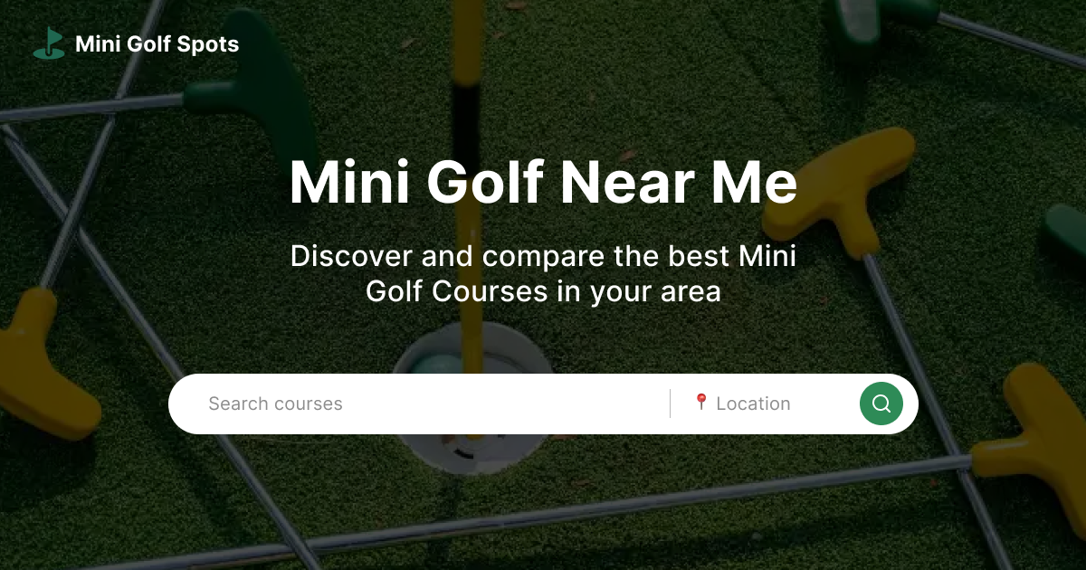 Minigolfvlekken - Vind de beste mini -golfbanen in uw omgeving. media 1