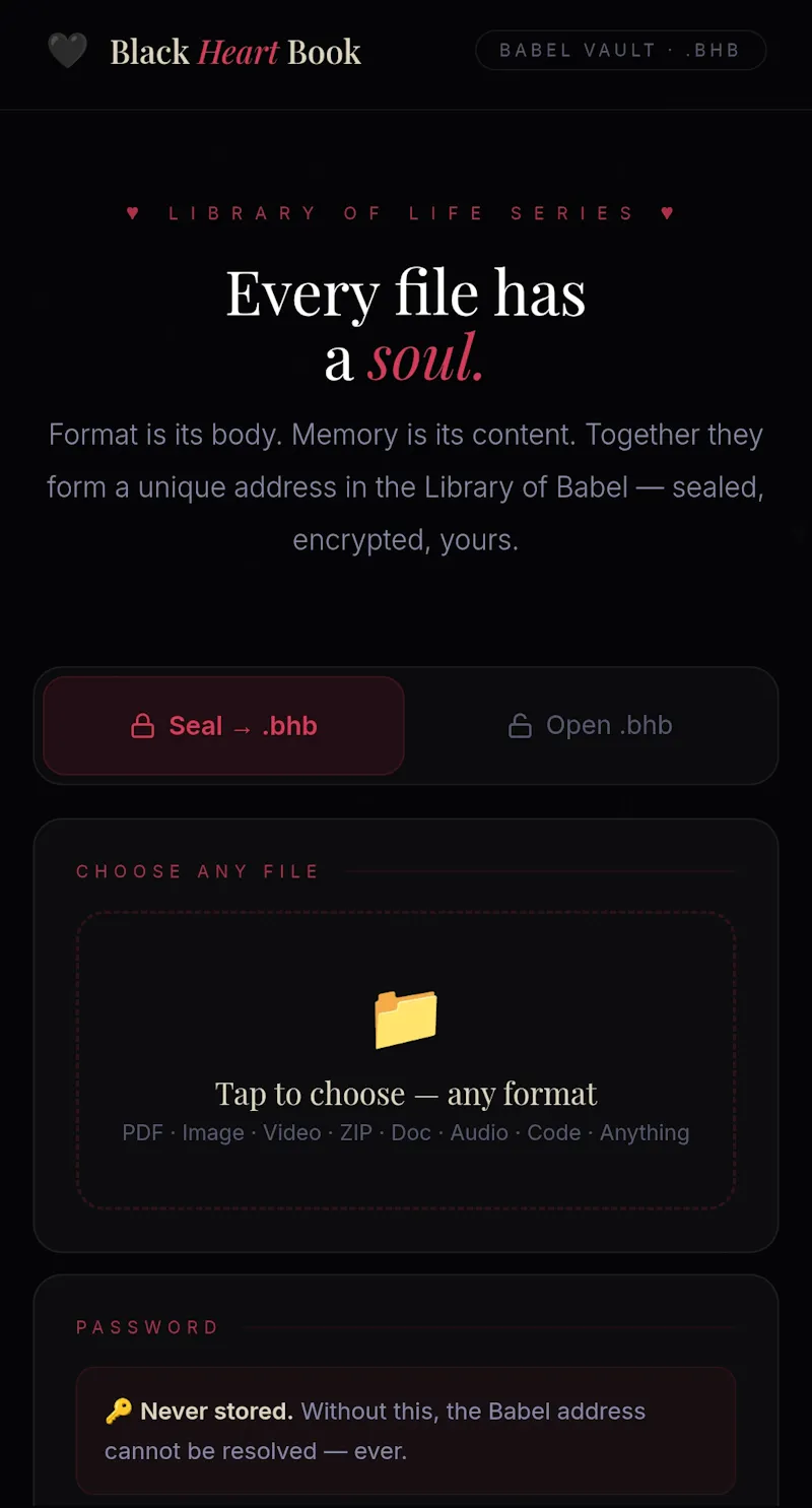 Black Heart Book screenshot 1