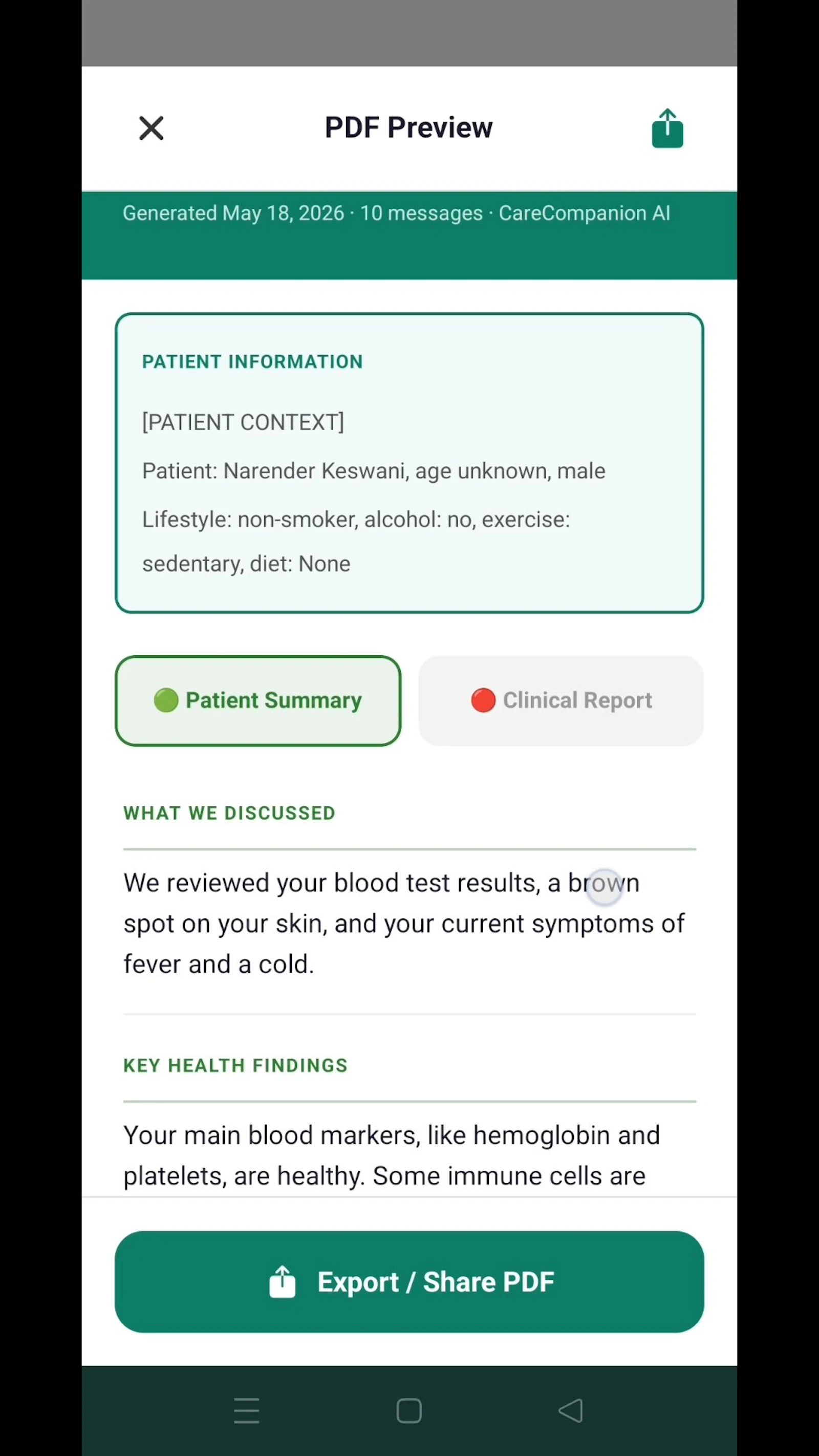 AI Care Companion screenshot 13