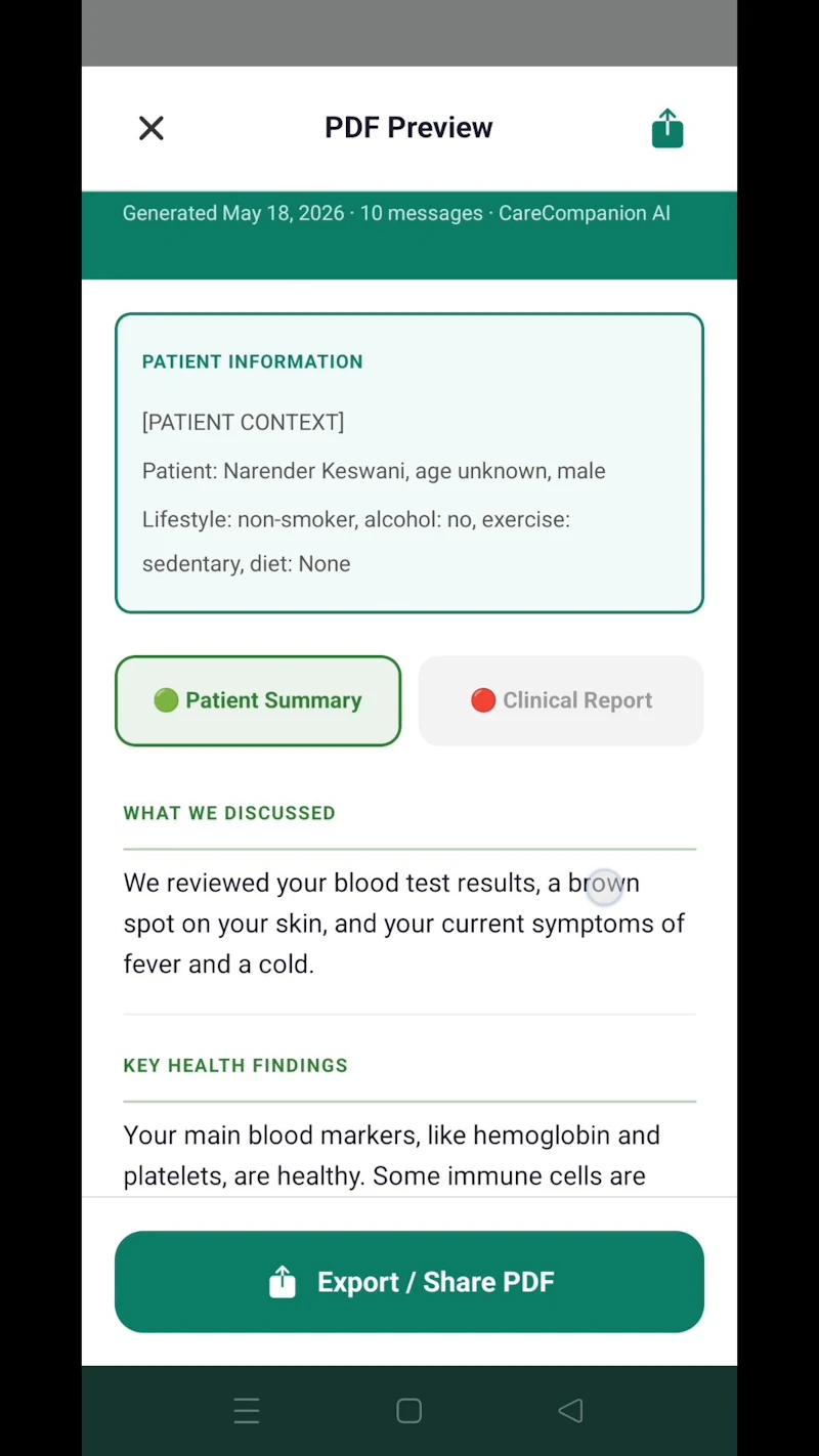 AI Care Companion screenshot 13