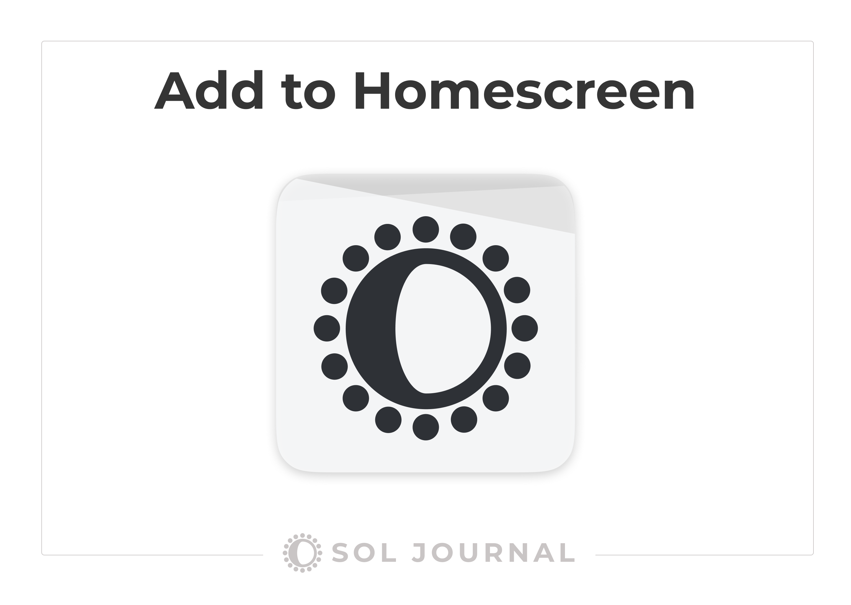 Sol Journal Image