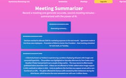 AI Meeting Summarizer media 3