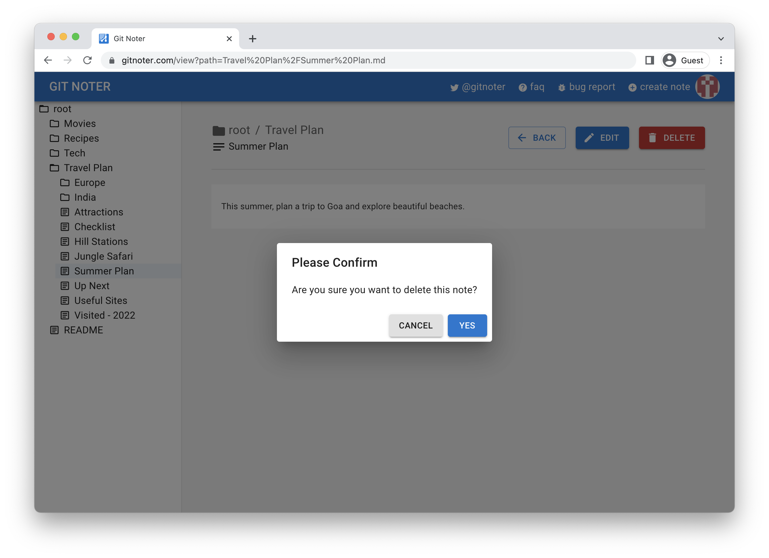 GitNoter gallery image