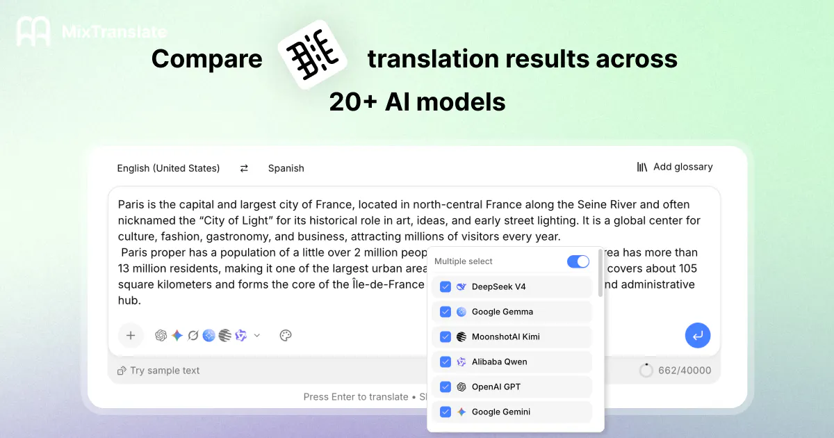 MixTranslate gallery image