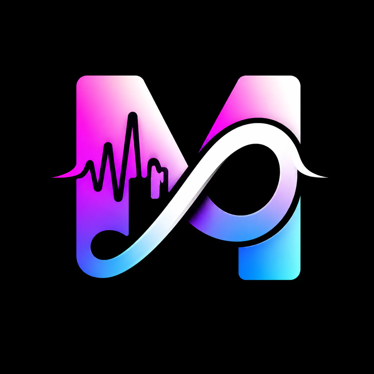 Mloop: a live selfie = cinematic video logo