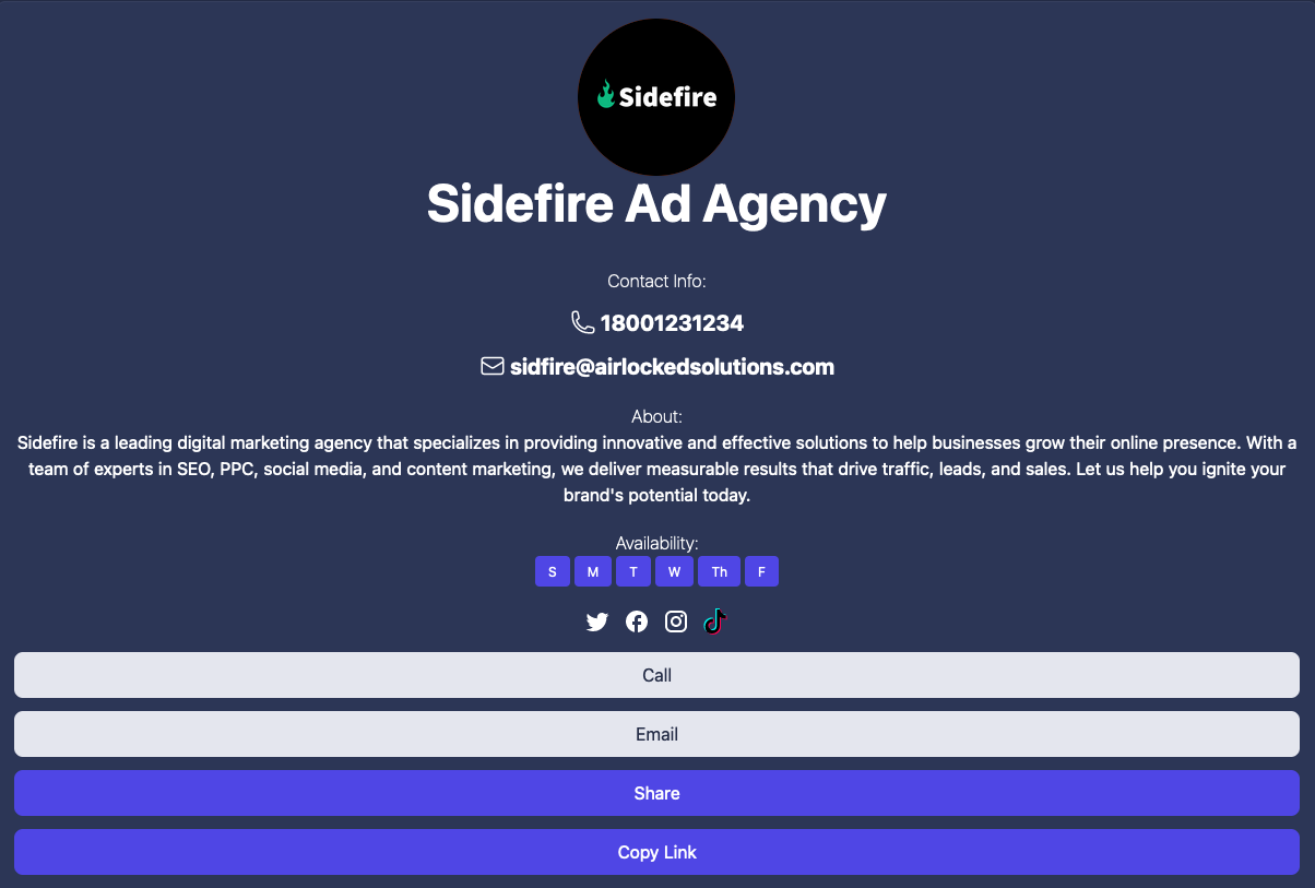 หน้า -ไฟ - Hustle/Business Webage Generator media 1