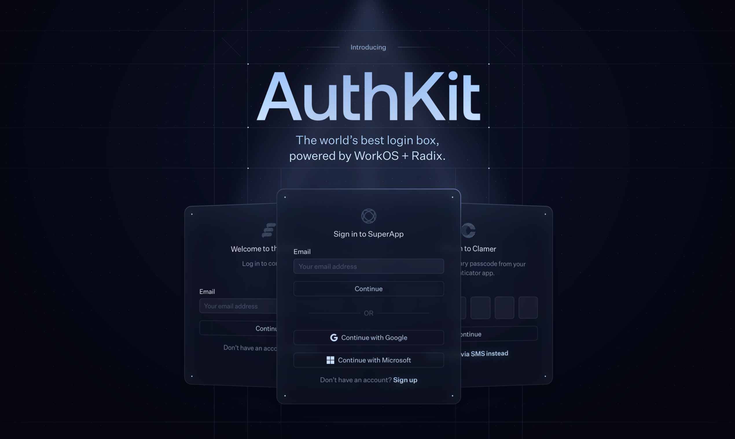 Authkit от Workos - Лучшая в мире ящик для входа в систему, работающий от RADOS RADIX. медиа 2