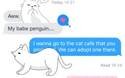 Yuki Neko Animated Cat Stickers media 3