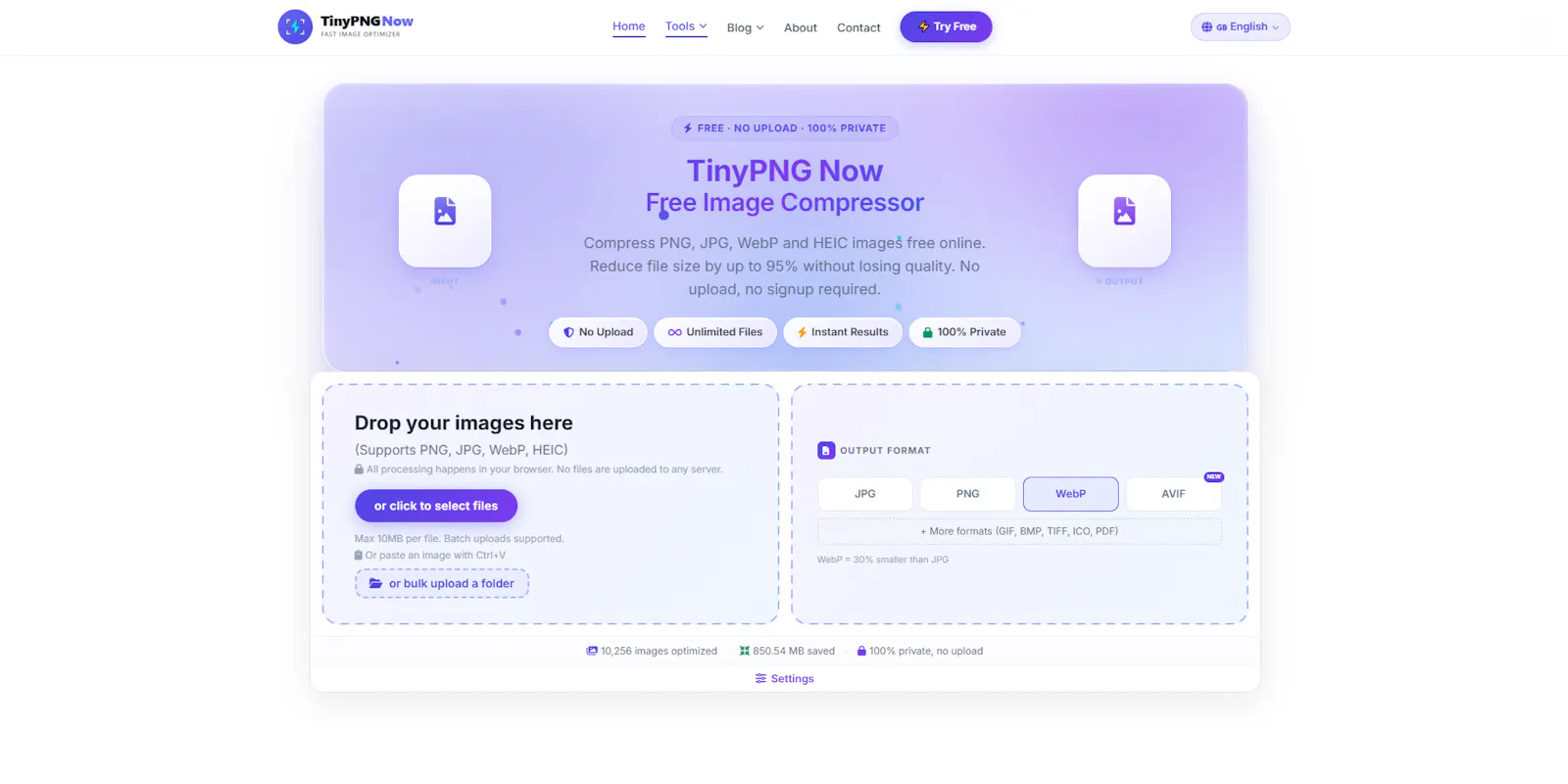 TinyPNG Now screenshot 1
