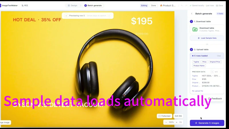 ImageTextMaker screenshot 1 (video preview)