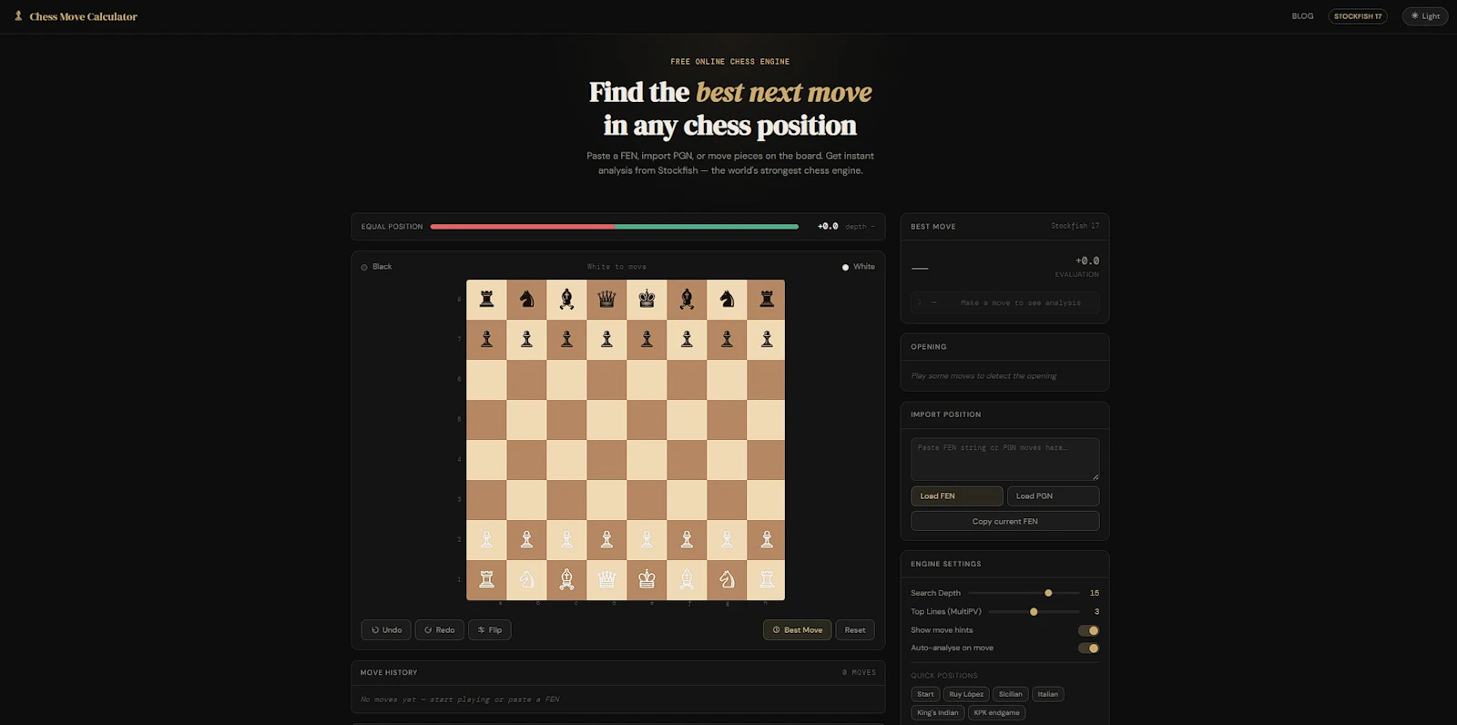 Chess Move Calculator screenshot 2