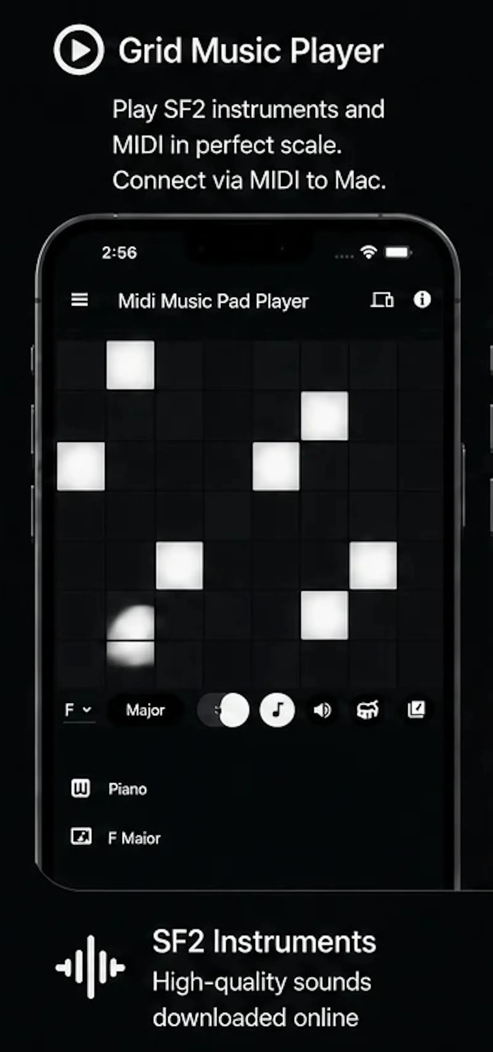 Grid Music Midi Player screenshot 1