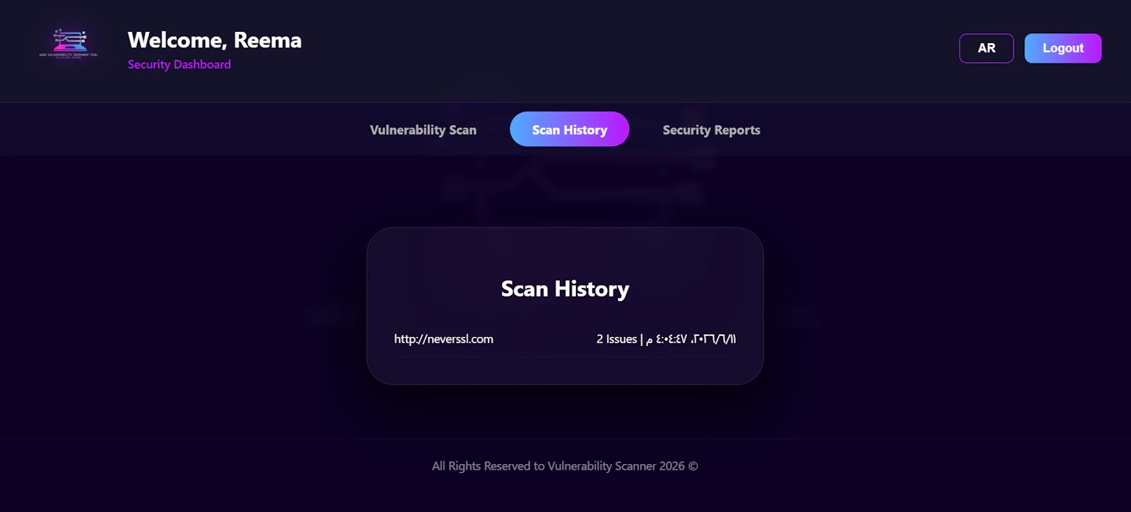 Web Vulnerability Scanner screenshot 3