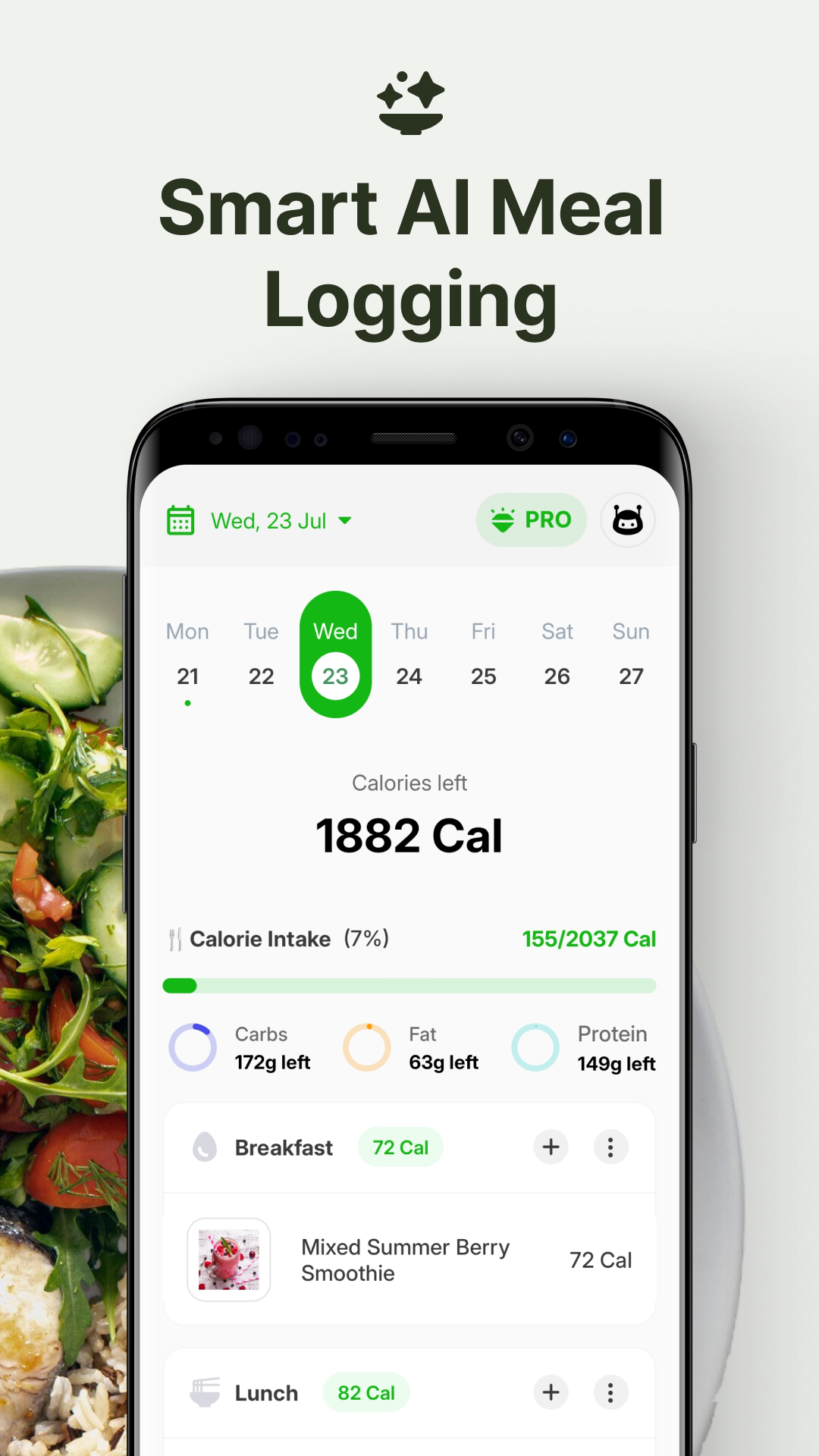 Caloric App - Screenshot 3 showing product features and functionality