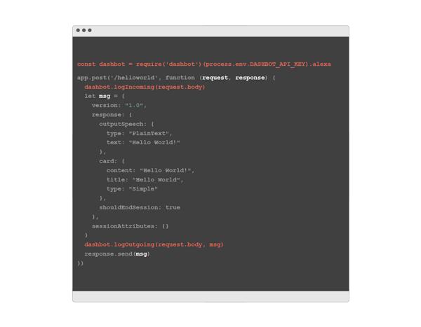 Dashbot for Alexa gallery image