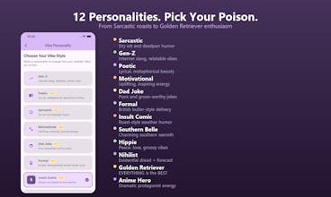 Vibe Weather: Forecasts with Personality gallery image