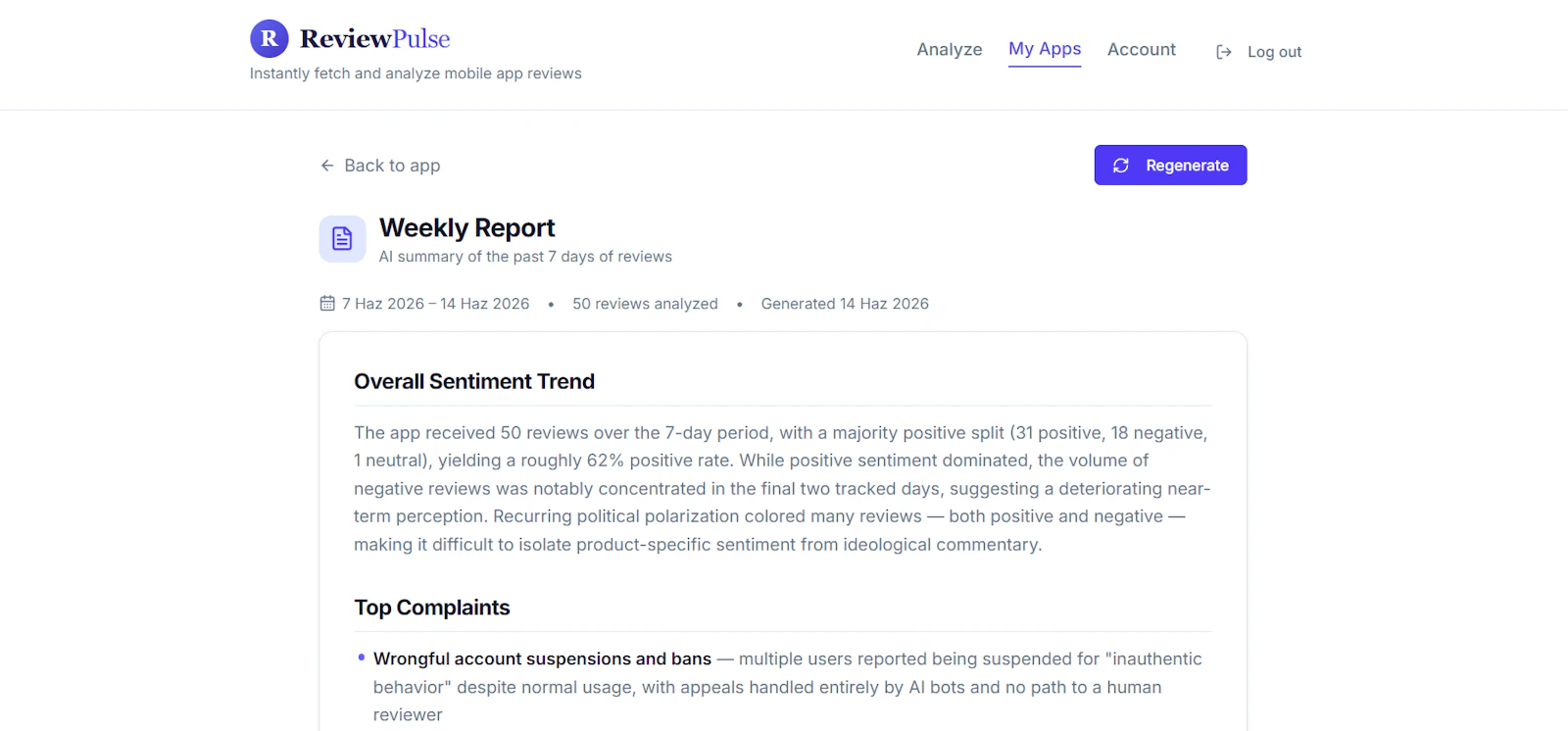 ReviewPulse screenshot 4