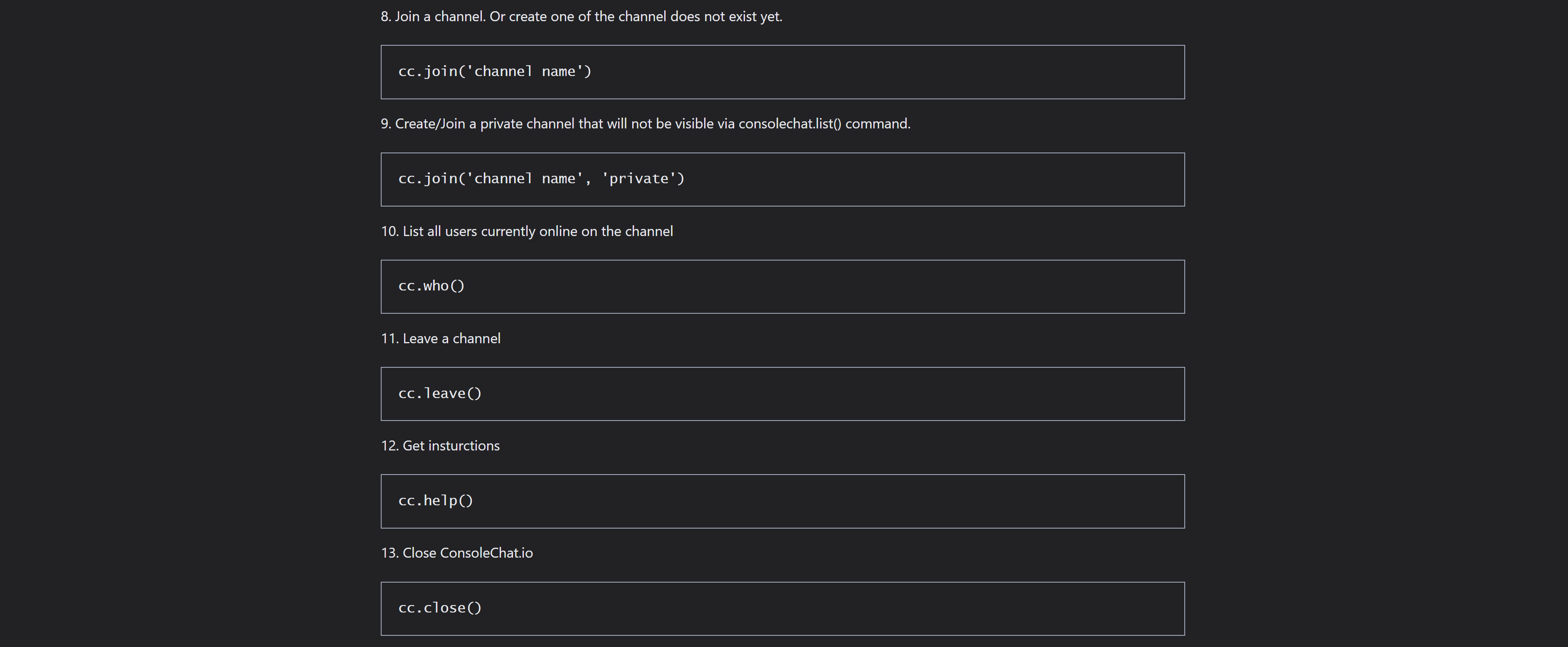 ConsoleChat.io gallery image