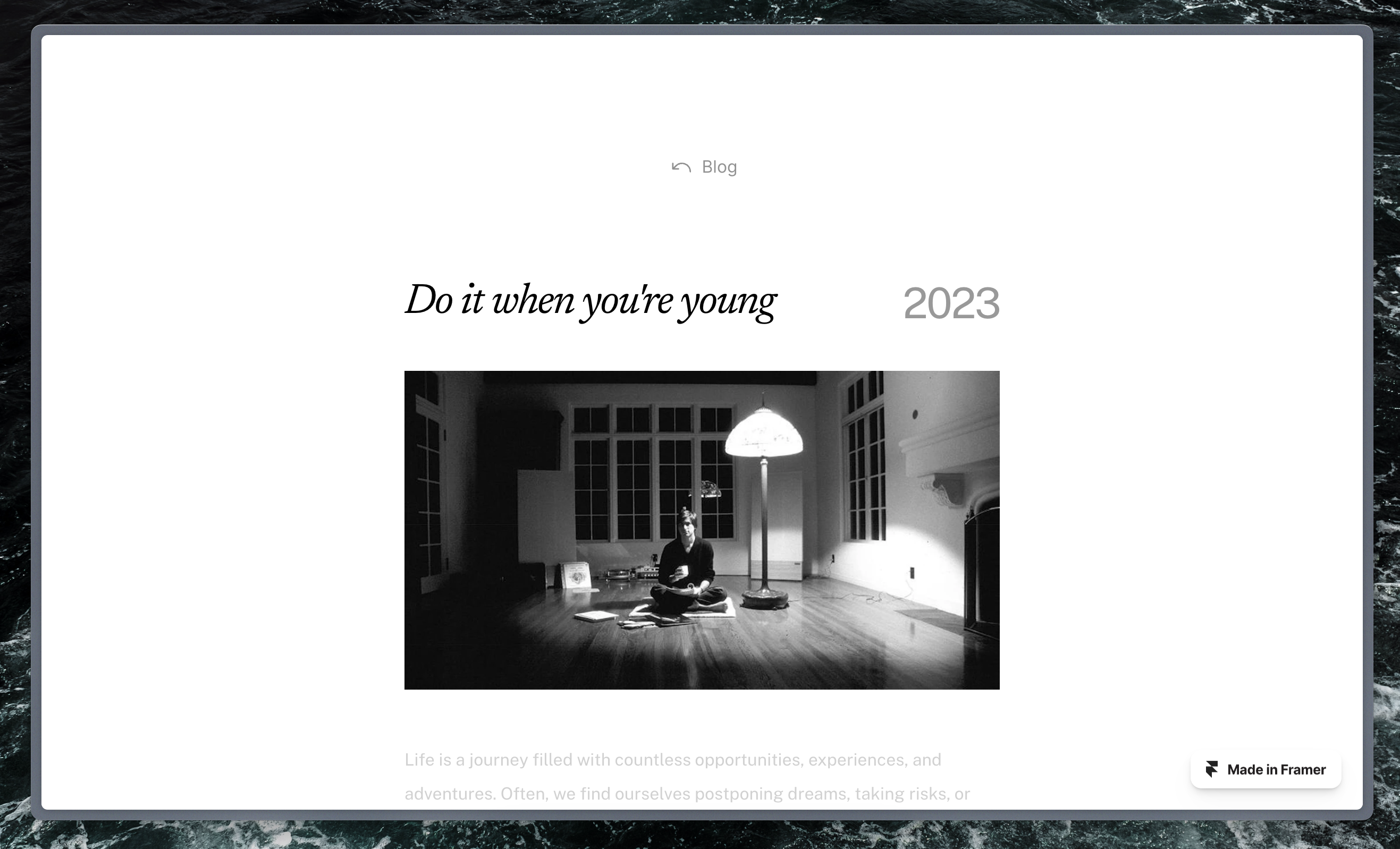 Writing ― Framer Blog Template media 2