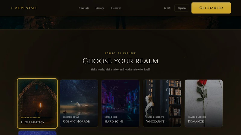 Adventale screenshot 2