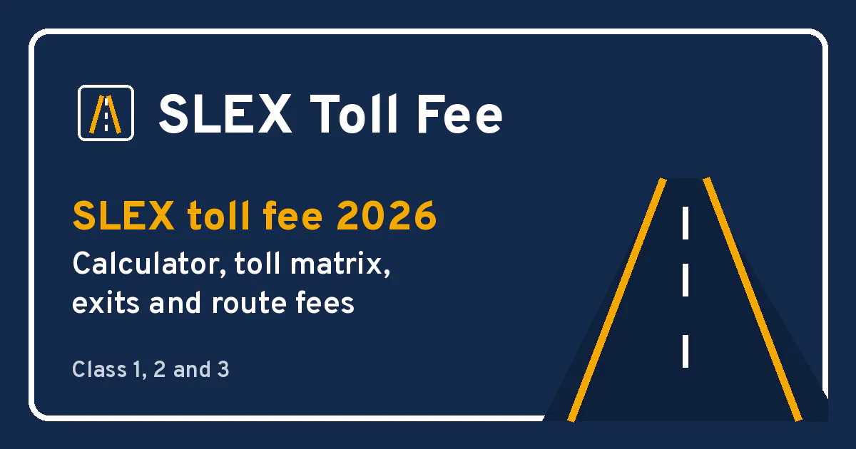 SLEX Toll Fee Calculator gallery image