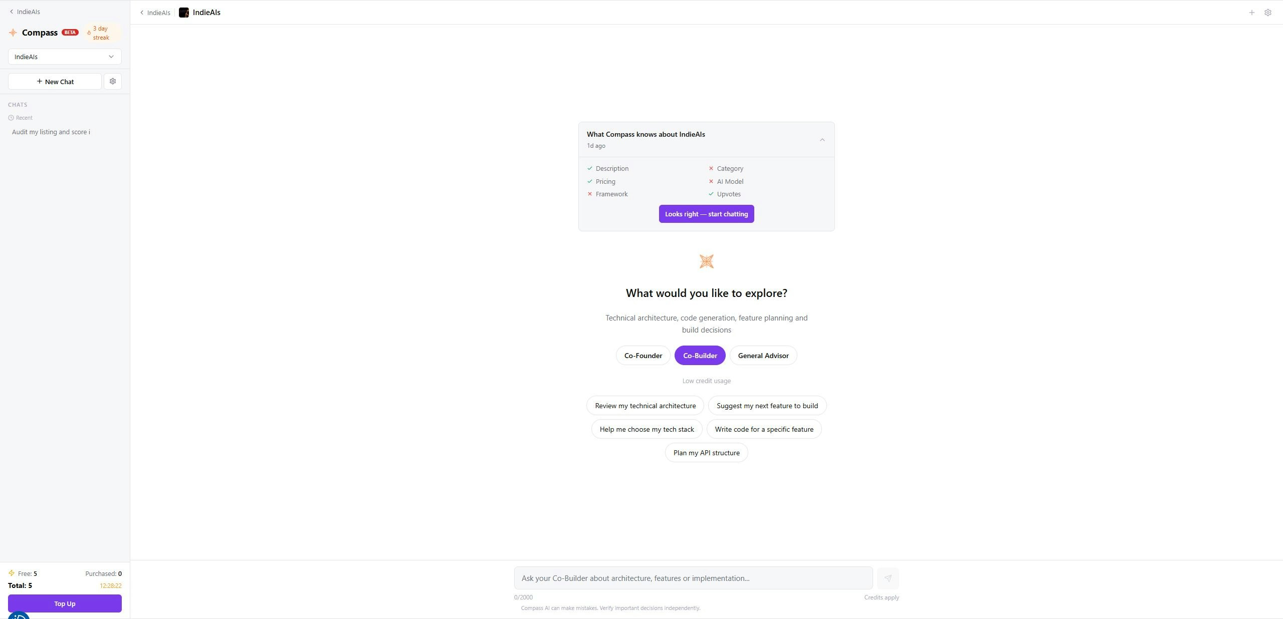 Compass AI by IndieAIs.com gallery image
