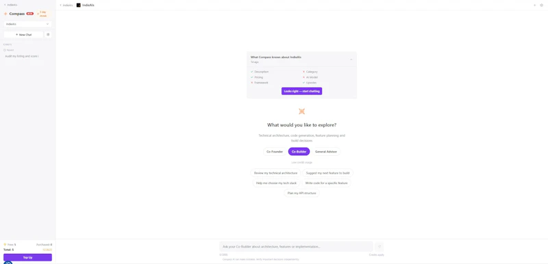 Compass AI by IndieAIs.com screenshot 5