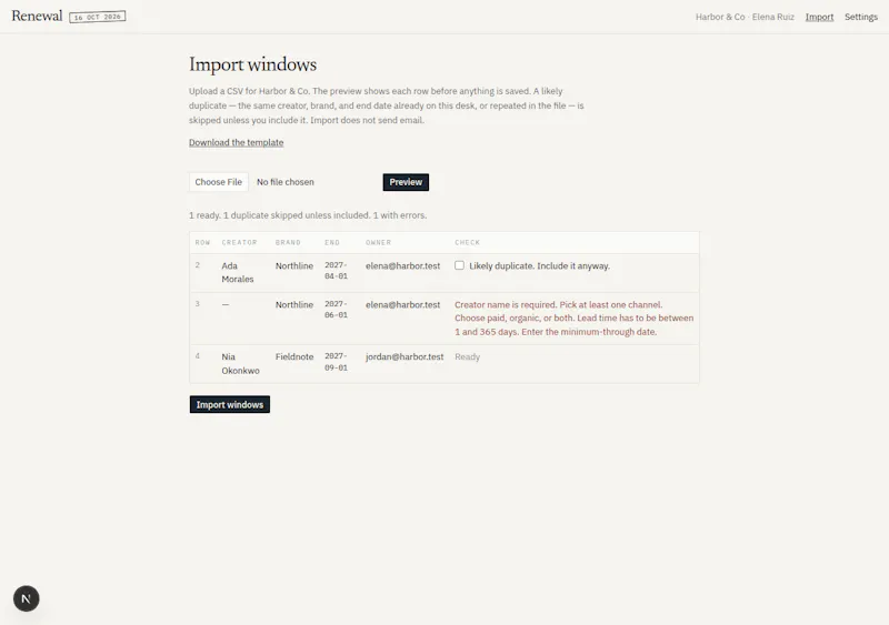 Renewal Desk screenshot 3