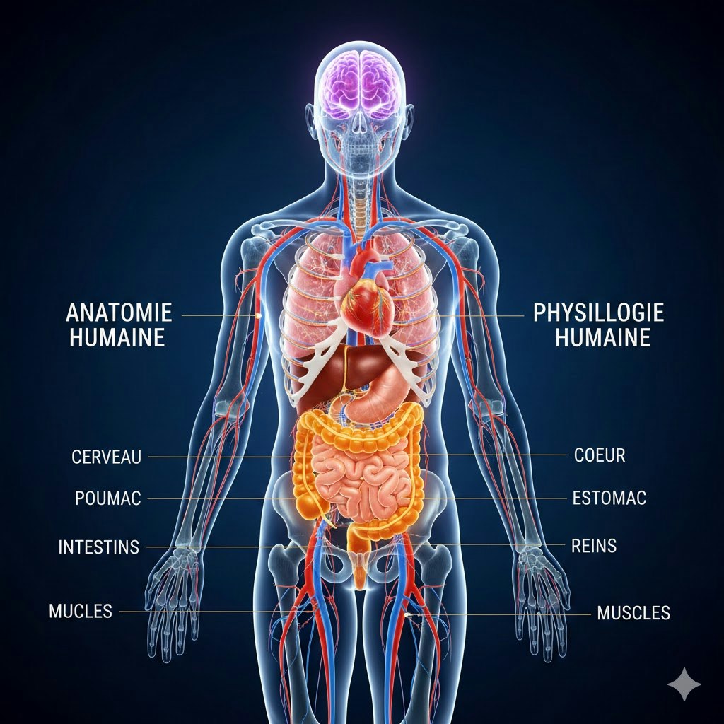 E-book anatomie et physiologie humaines - Main product screenshot demonstrating key features and user interface