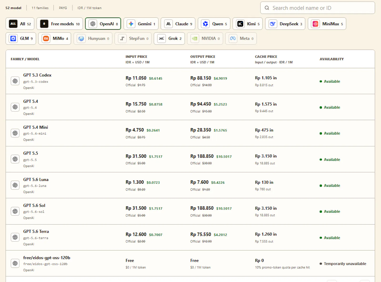 EidosStack AI Gateway screenshot 4