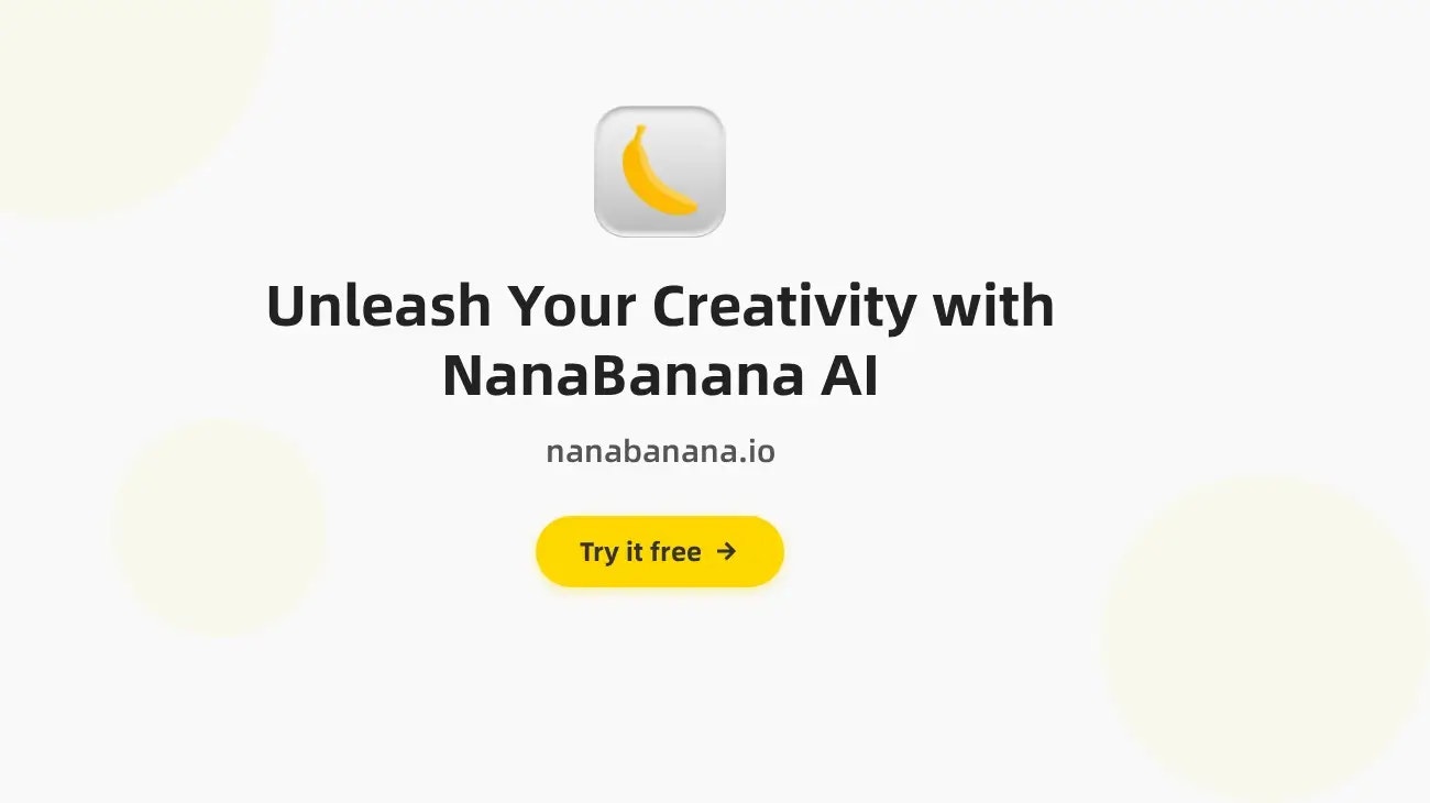Nana Banana - Main product screenshot demonstrating key features and user interface