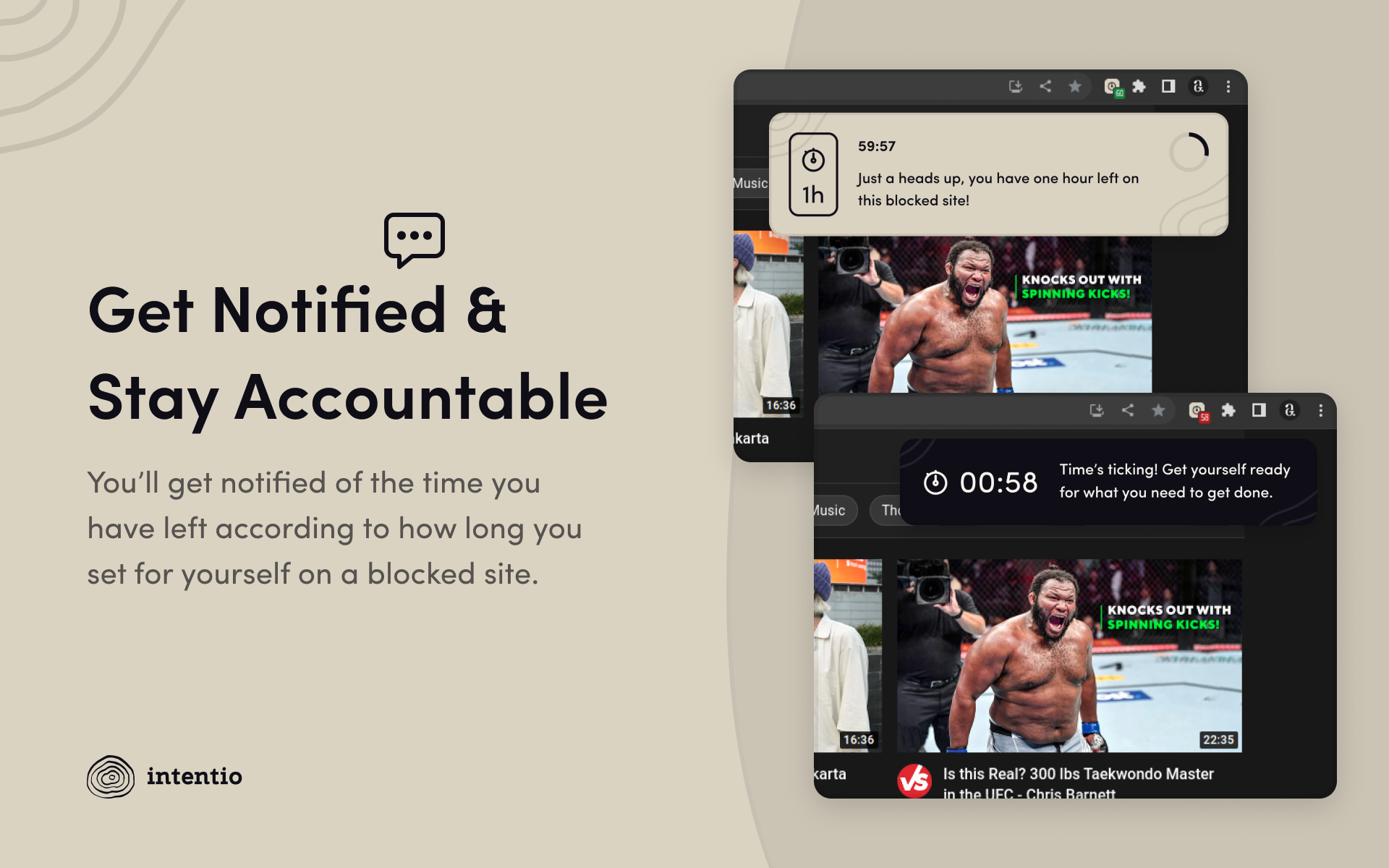 Intentio: Stop Mindless Browsing - Stop mindless browsing & become intentional media 4