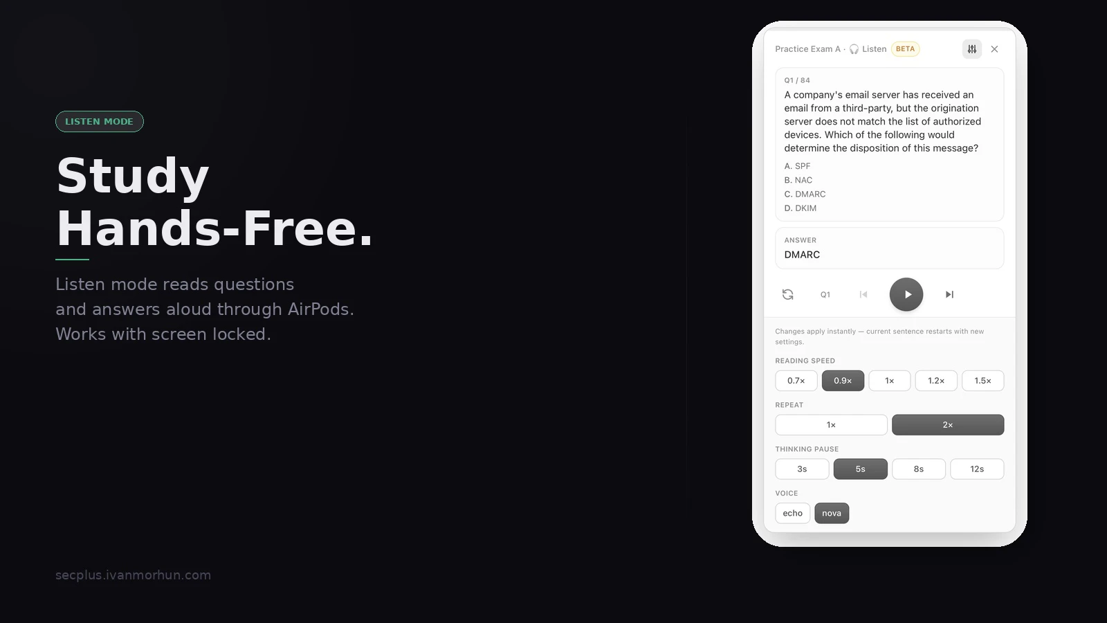 SecPlus Study — Free Security+ App screenshot 2