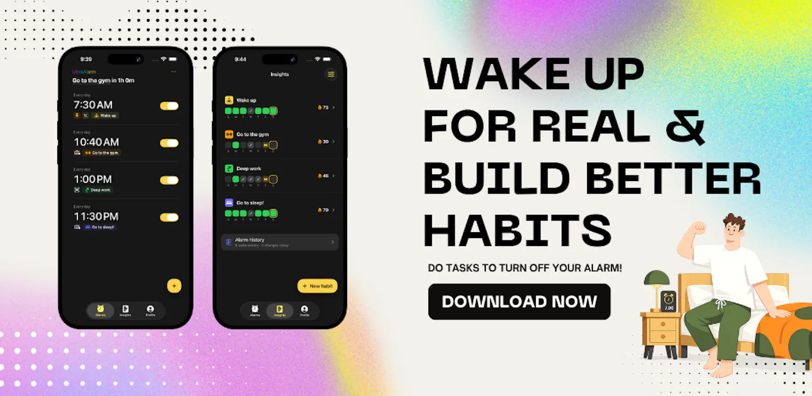 UltraAlarm: Get Up Alarm Clock App screenshot 2