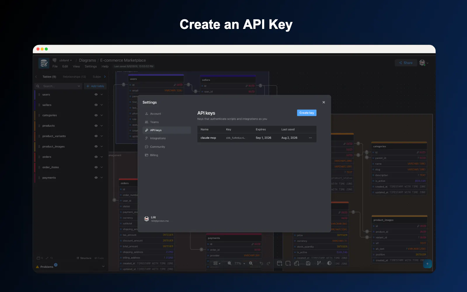 drawDB screenshot 5