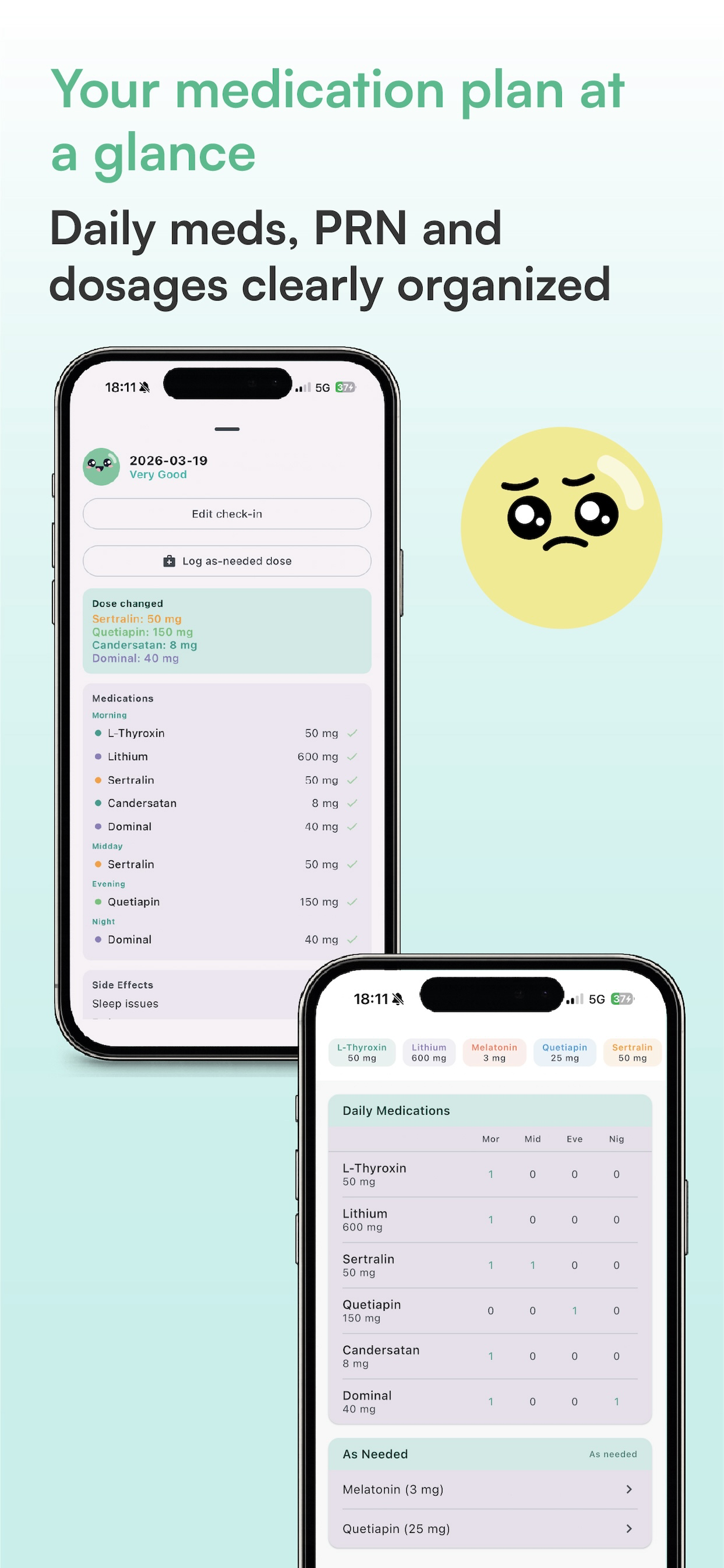 MediMood: Medicine Dose and Mood App gallery image