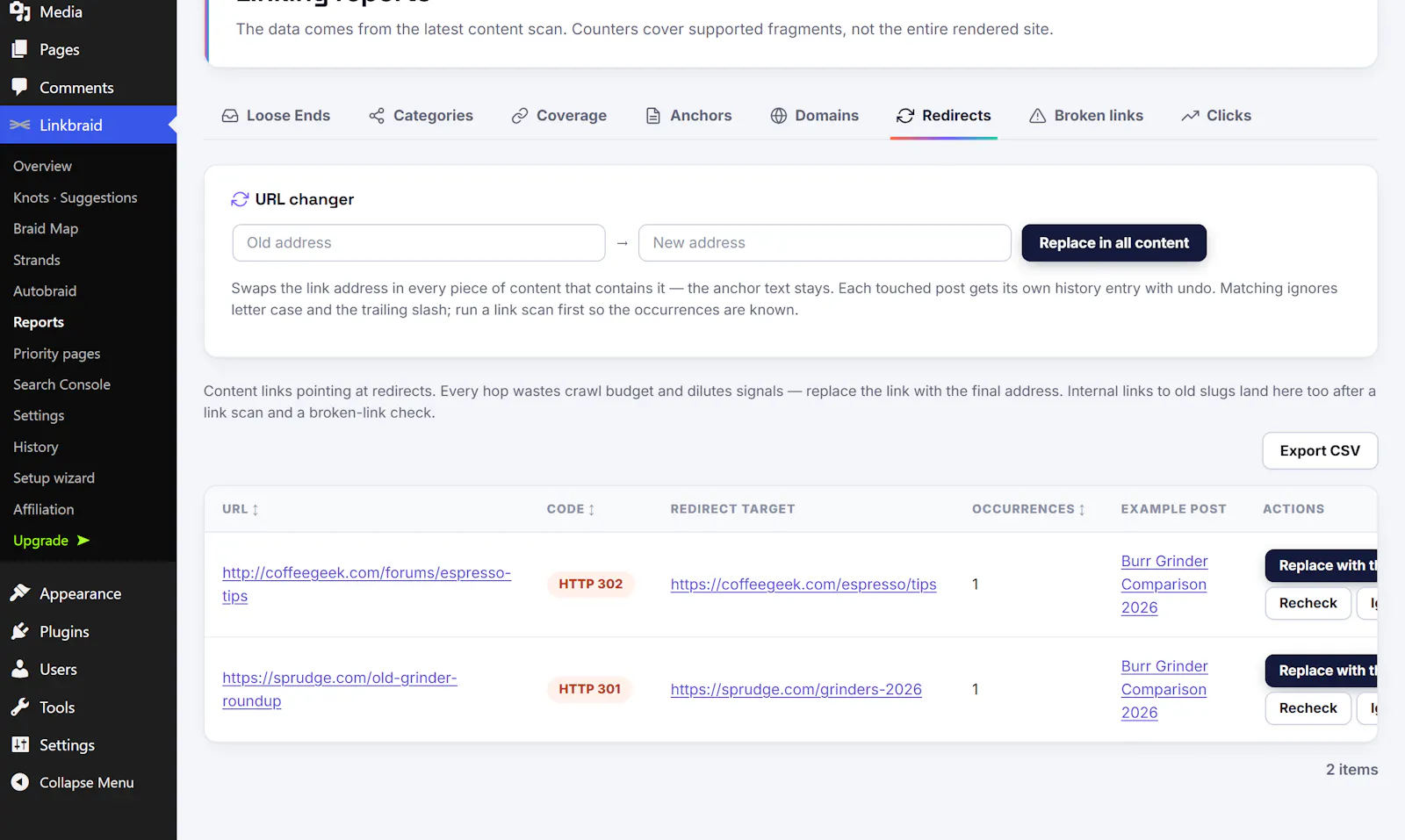 Linkbraid screenshot 8